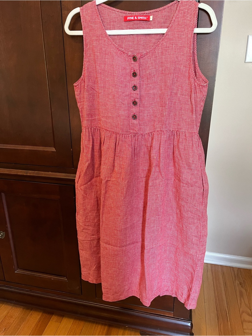 Pyne & Smith #12 Red Sm. Check  sz Small
